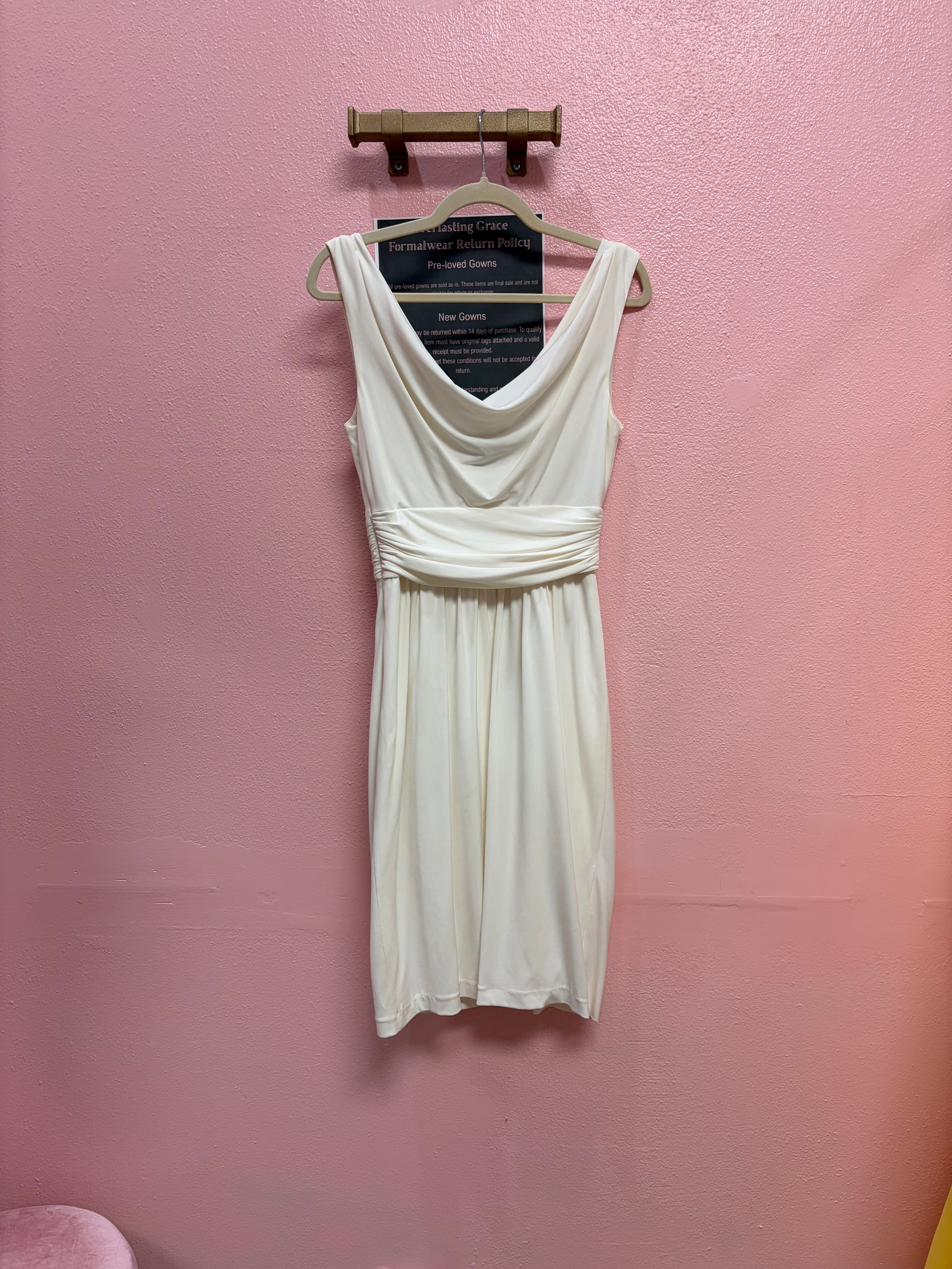 White House Black Market Draped Cocktail Dress