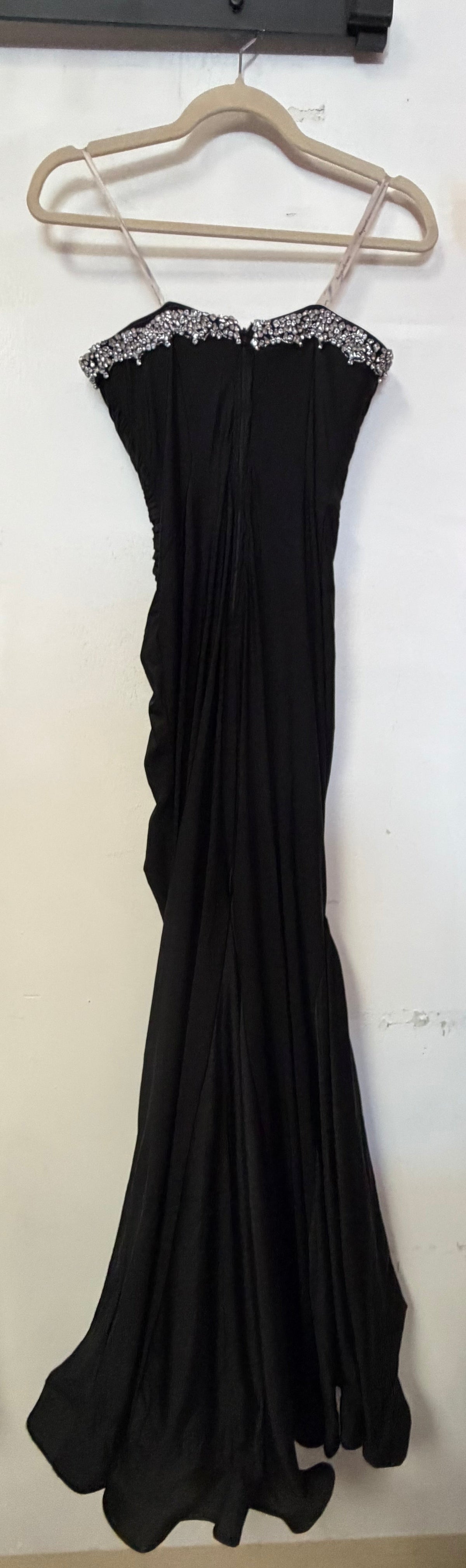 Ava Presley 39290 Black Strapless Gown