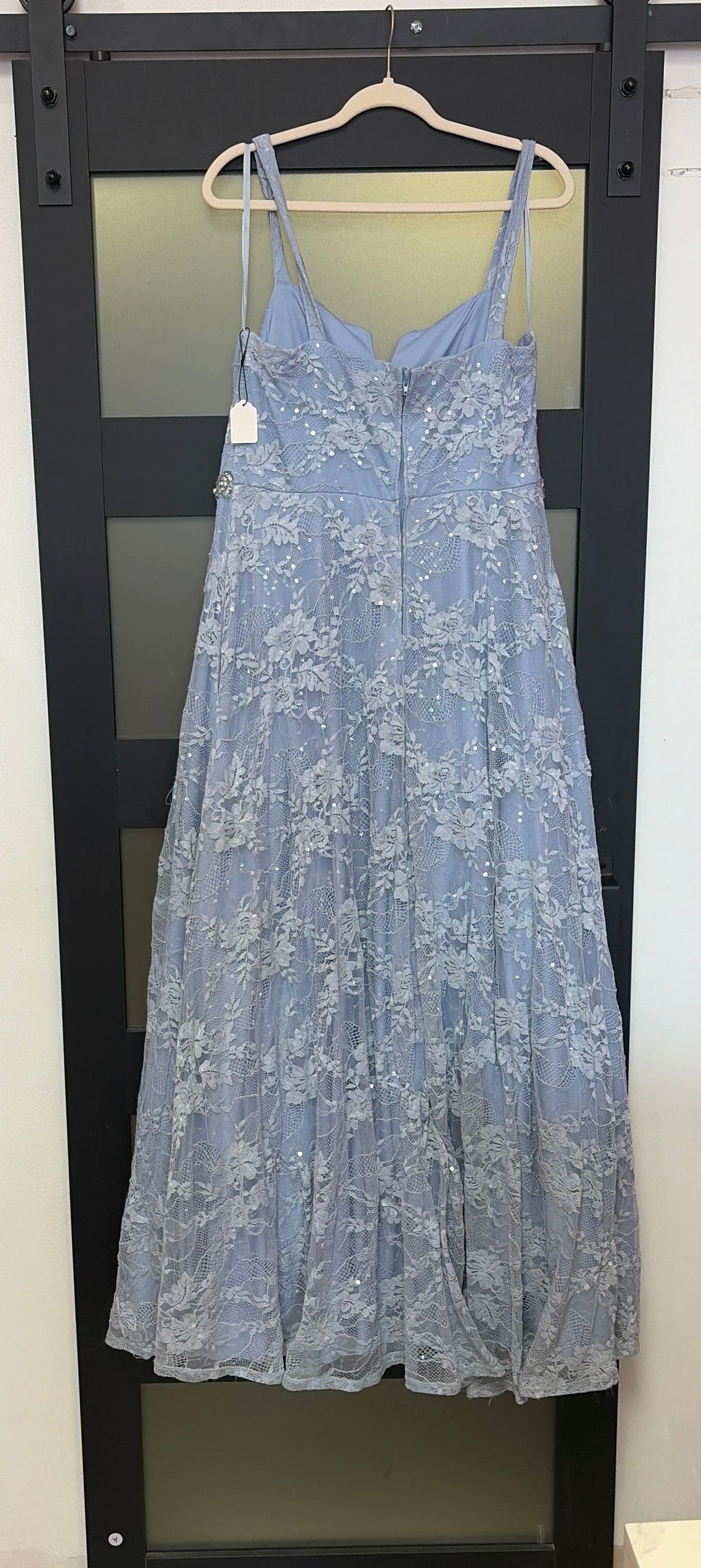 Say Yes to the Prom lavender gown with floral details