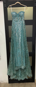 Jovani with skirt overlay
