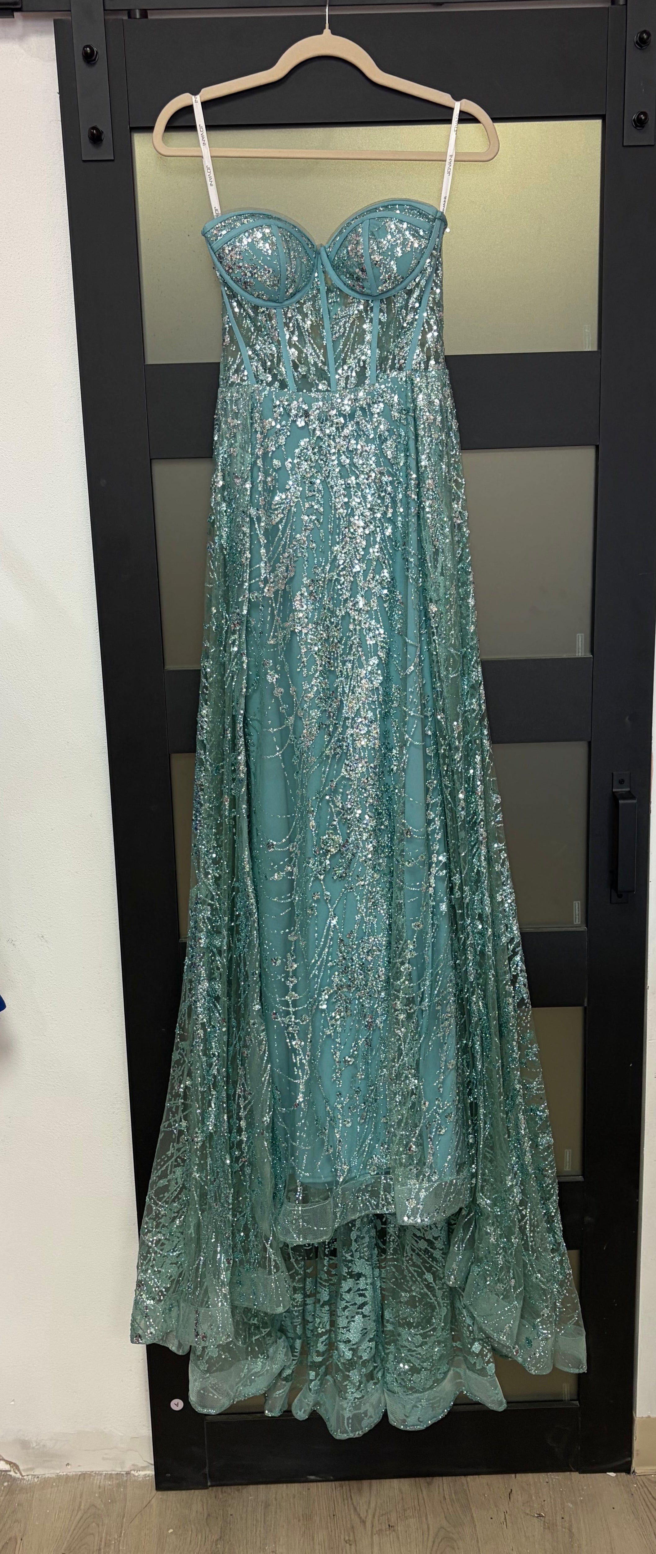 Jovani with skirt overlay