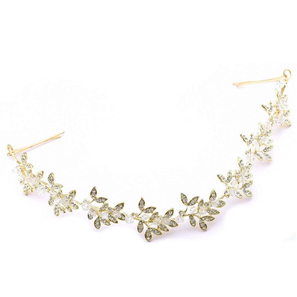 Diacly - Crystal with Rhinestone Flexible Wedding head band