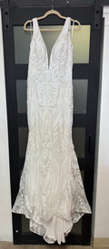 Clarisse 810584 Beaded Plunge Bridal Gown