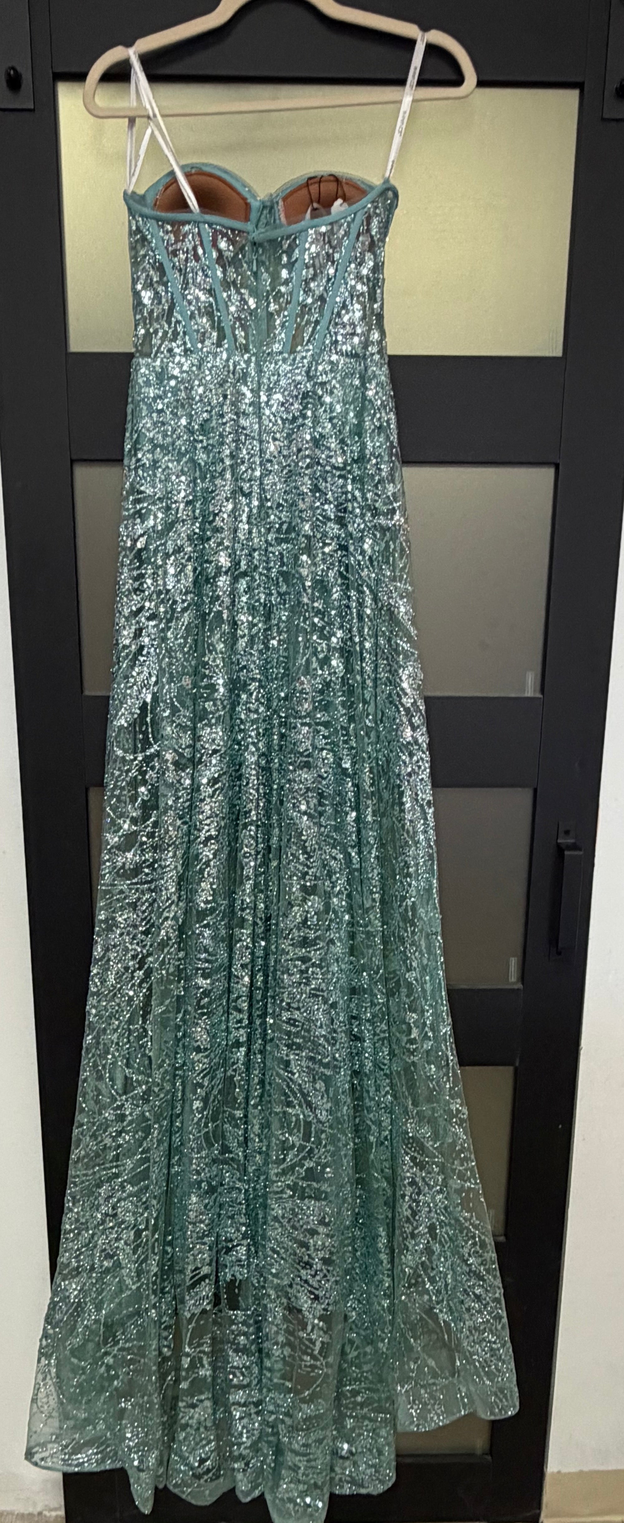 Jovani with skirt overlay