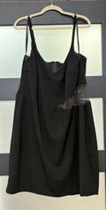 B. Darlin Black Rhinestone Cutout Cocktail Dress