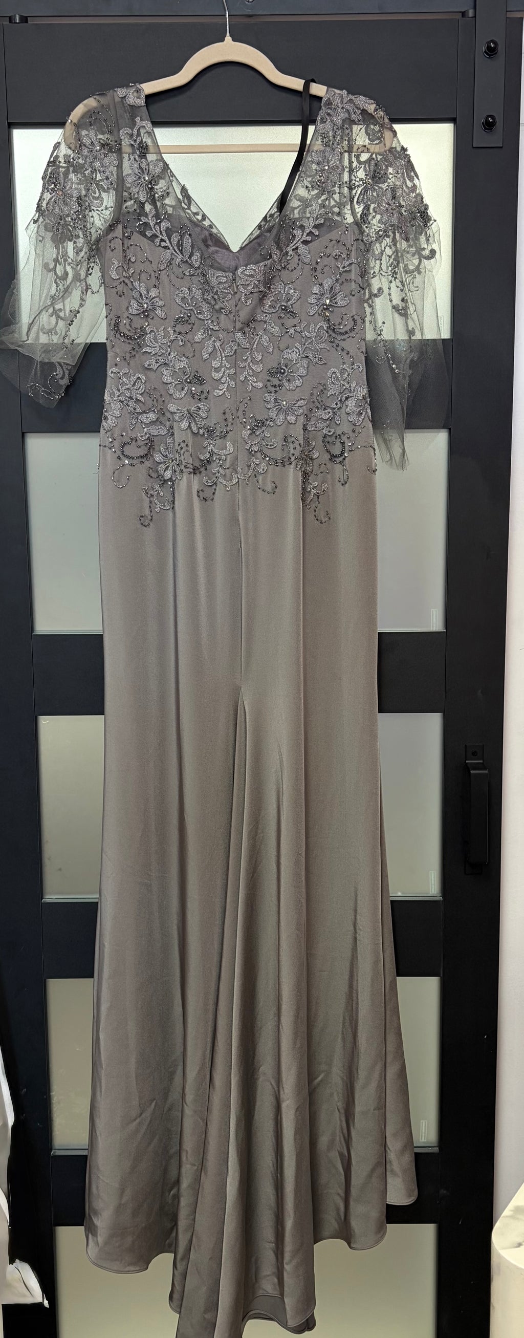 Montage by Mon Cheri 118967 Embellished Mesh Evening Gown