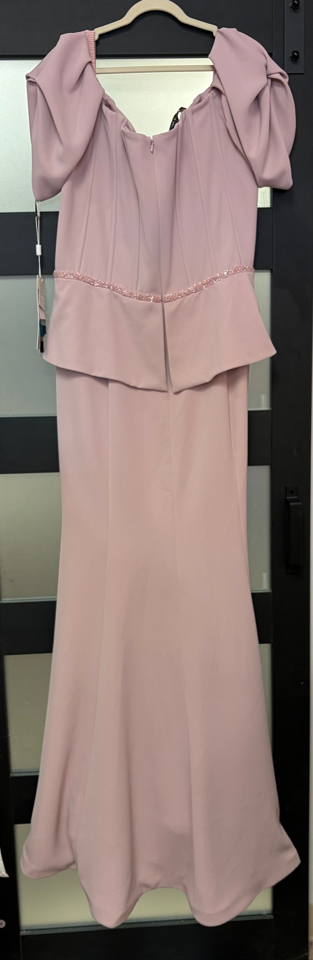 Rina di Montella for Colors RD2965 Blush Peplum Gown