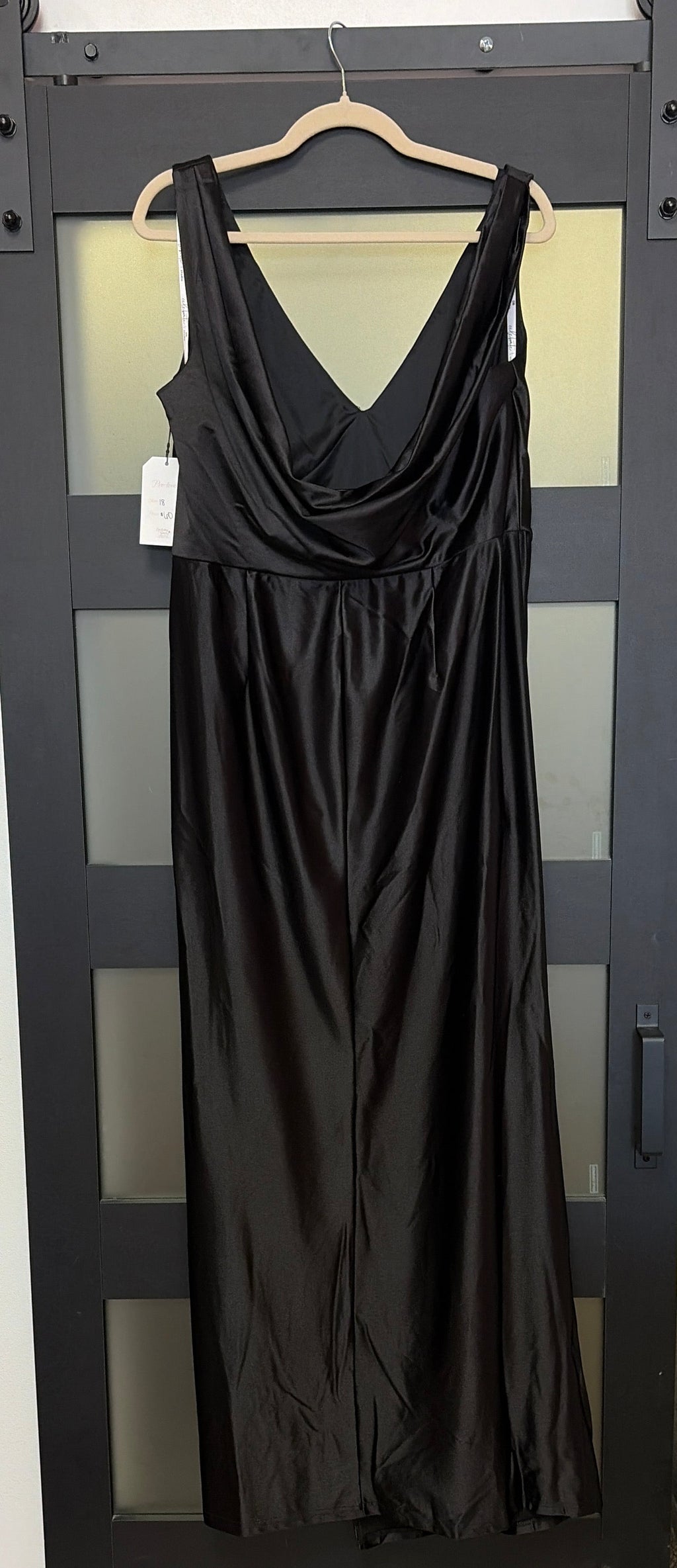 Celebrate DB Studio Elegant Satin Evening Dress