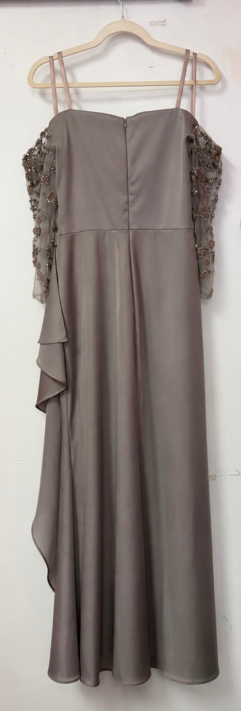 Marsoni by Colors MV1254 Off the Shoulder Crepe Gown