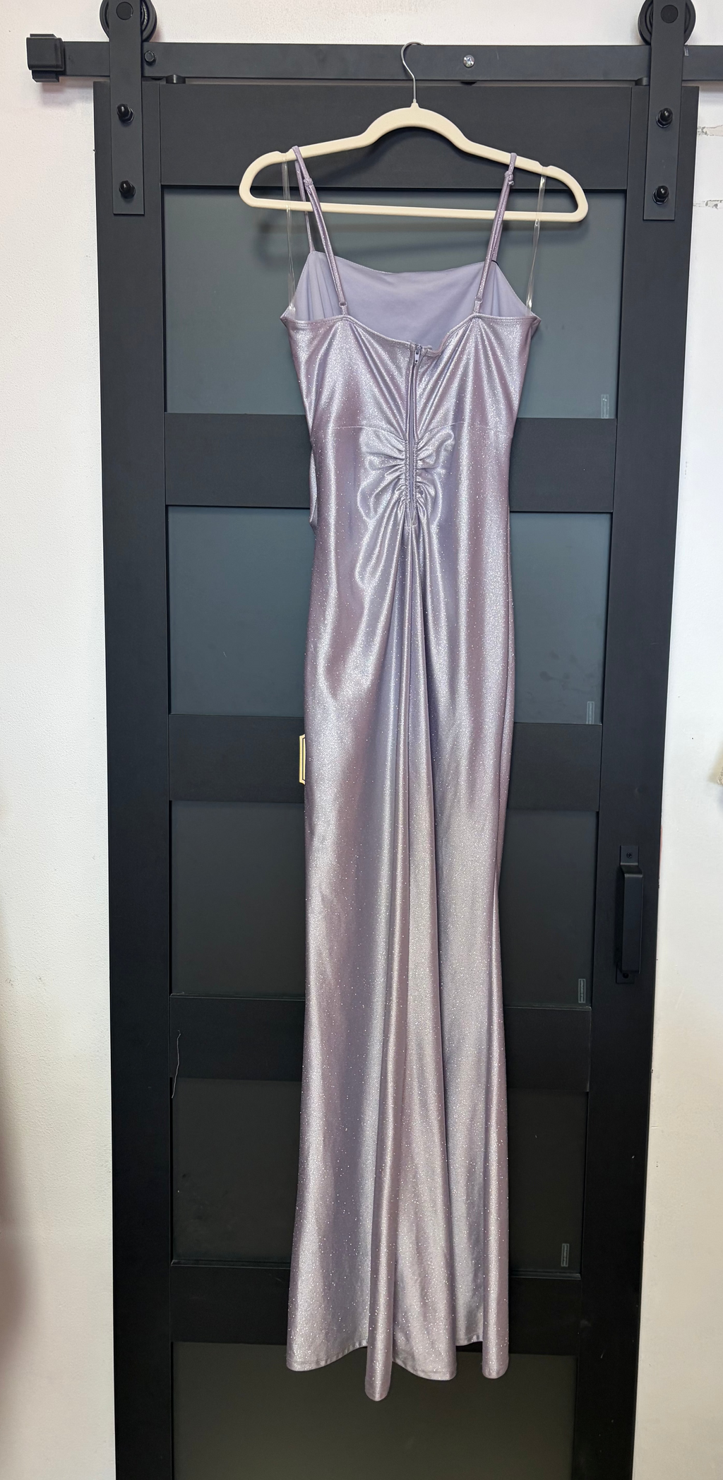 Lulus Dusty Lavender Sparkle Slip Formal Dress