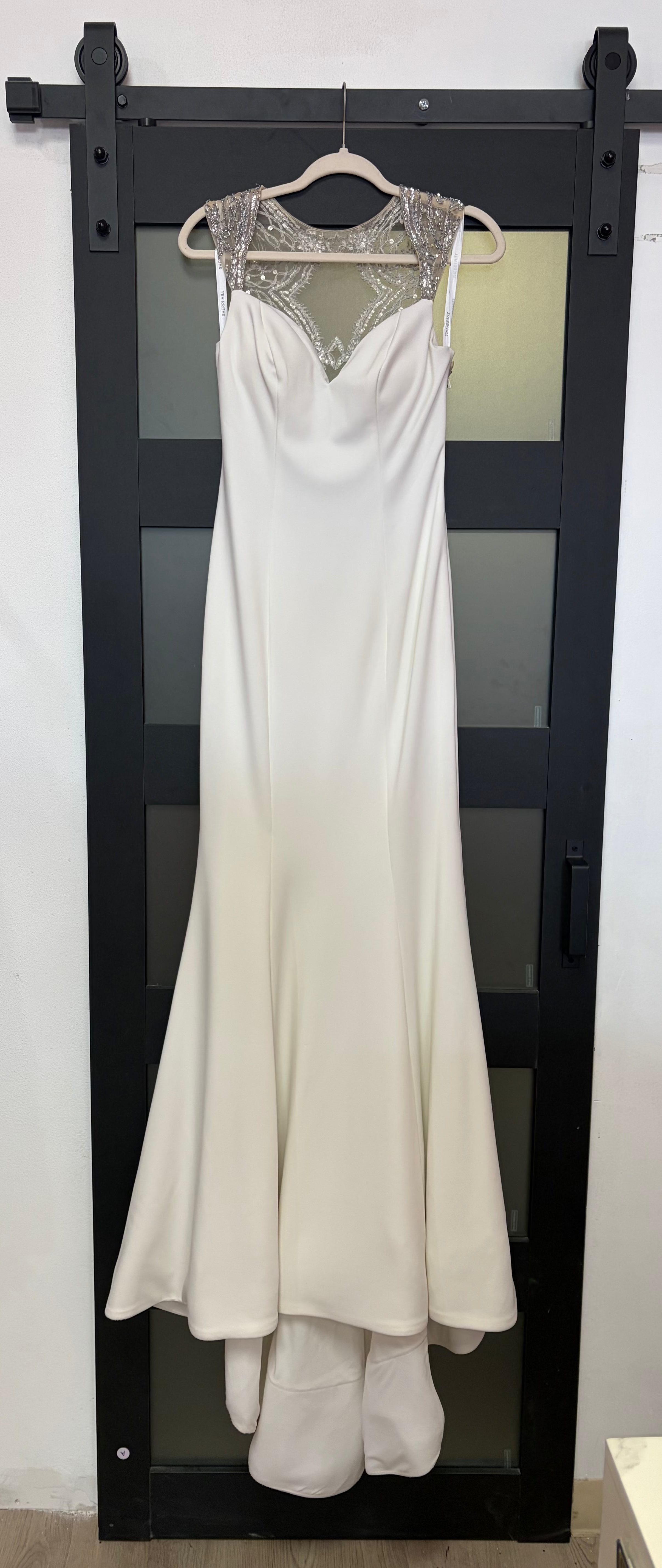 Sherri Hill 50241 Ivory Beaded Illusion Mermaid Evening Gown – Everlasting Grace Formalwear LLC