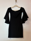 Teeze Me Black Bell Sleeve Mini Dress