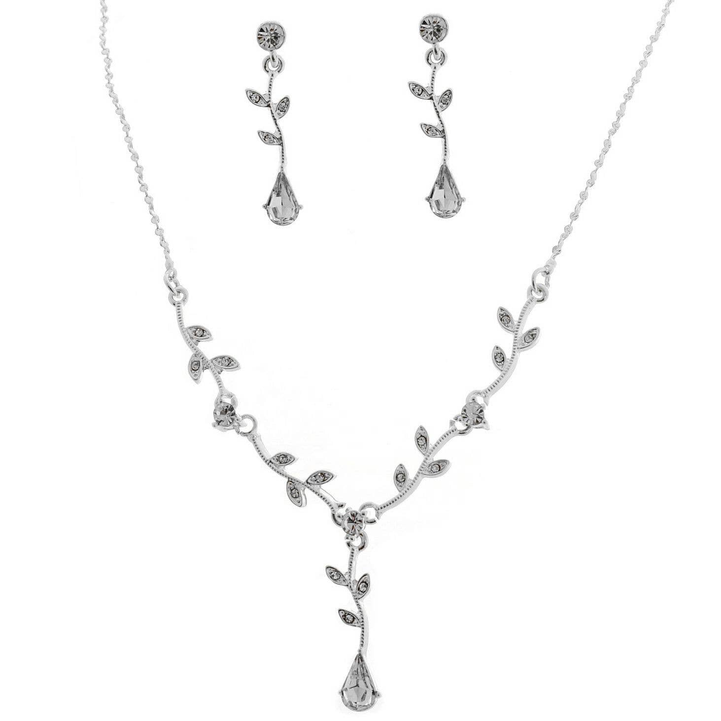 Diacly - Bridal Wedding Vine Theme Jewelry Set