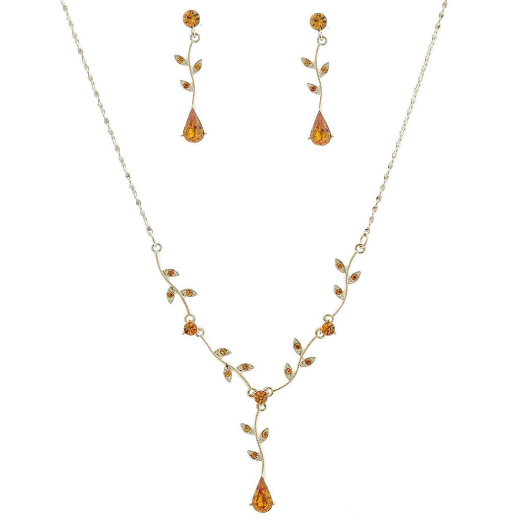 Diacly - Bridal Wedding Vine Theme Jewelry Set