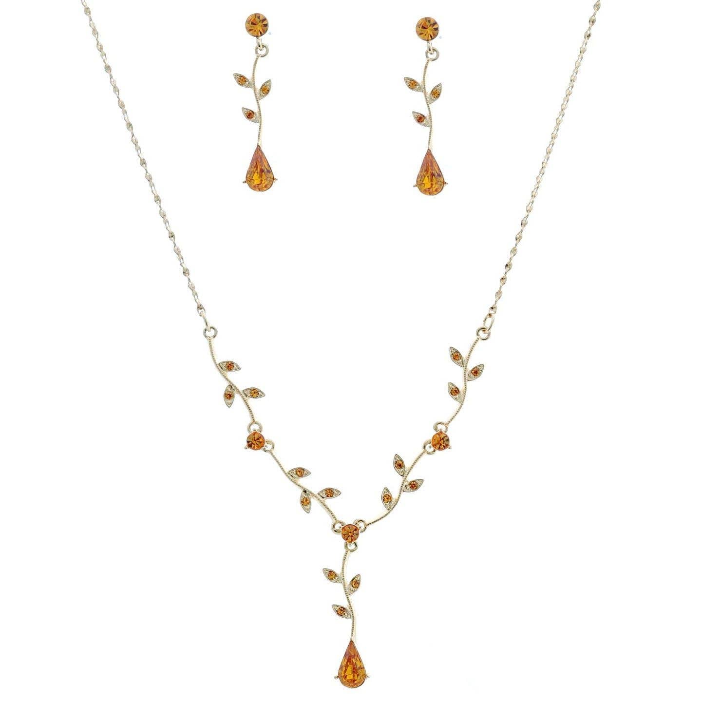 Diacly - Bridal Wedding Vine Theme Jewelry Set