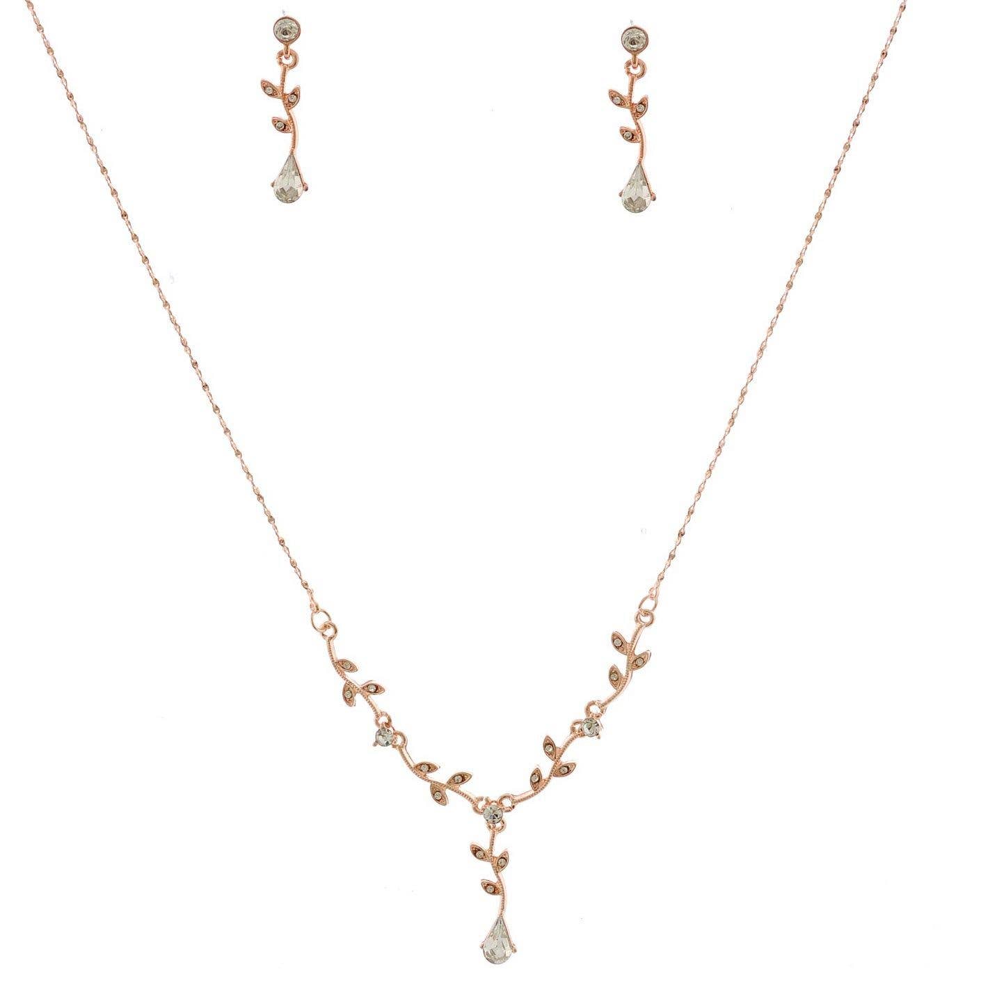Diacly - Bridal Wedding Vine Theme Jewelry Set