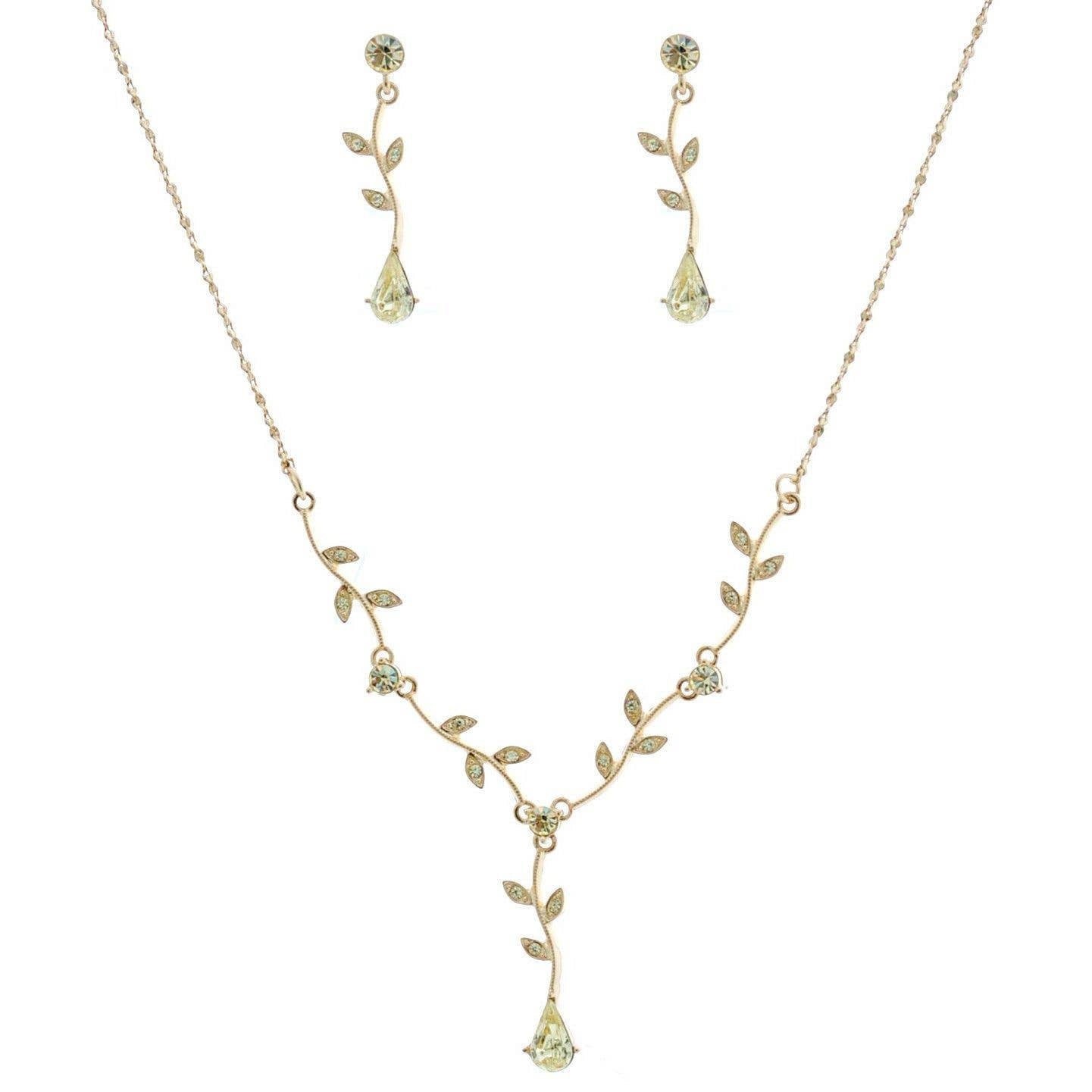 Diacly - Bridal Wedding Vine Theme Jewelry Set