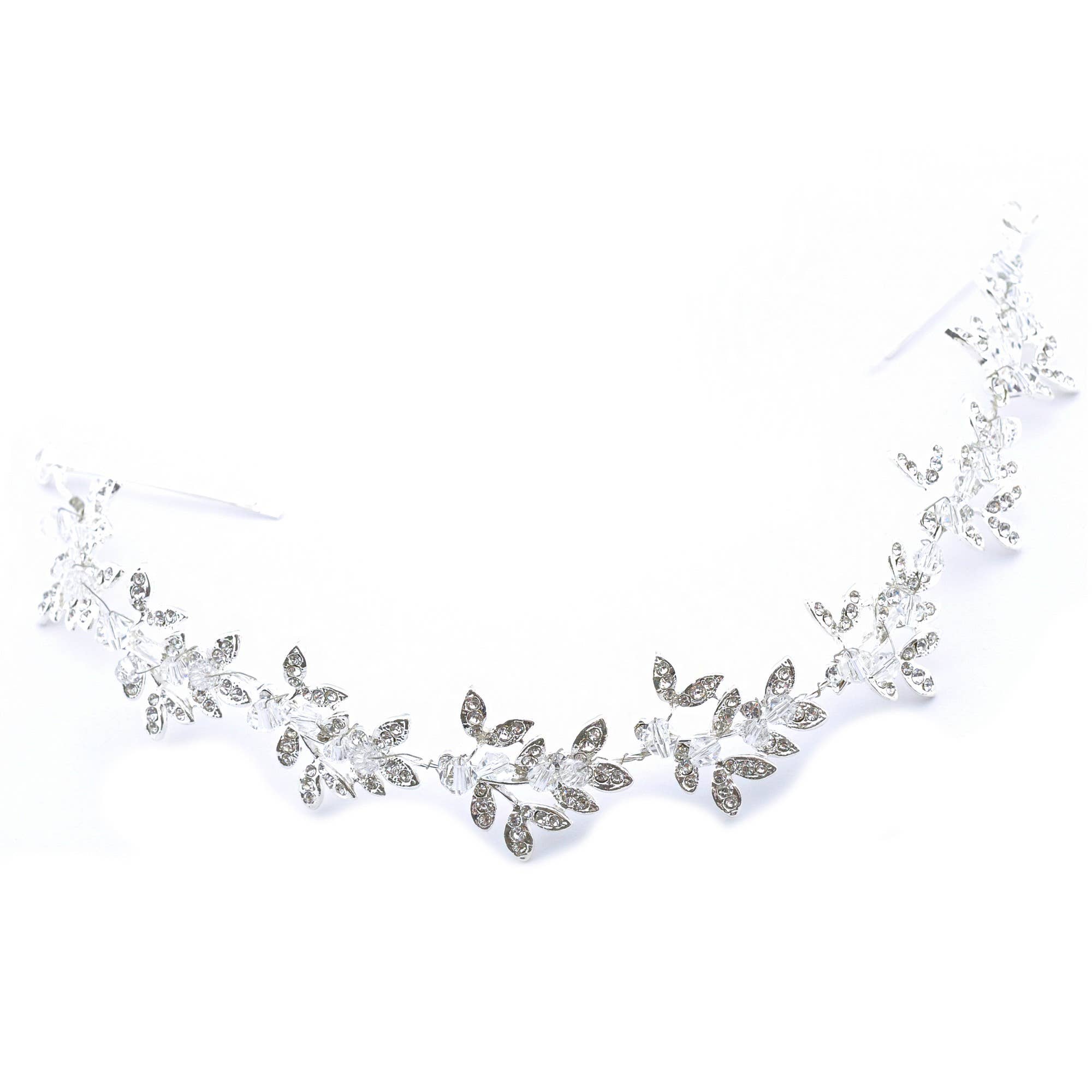 Diacly - Crystal with Rhinestone Flexible Wedding head band
