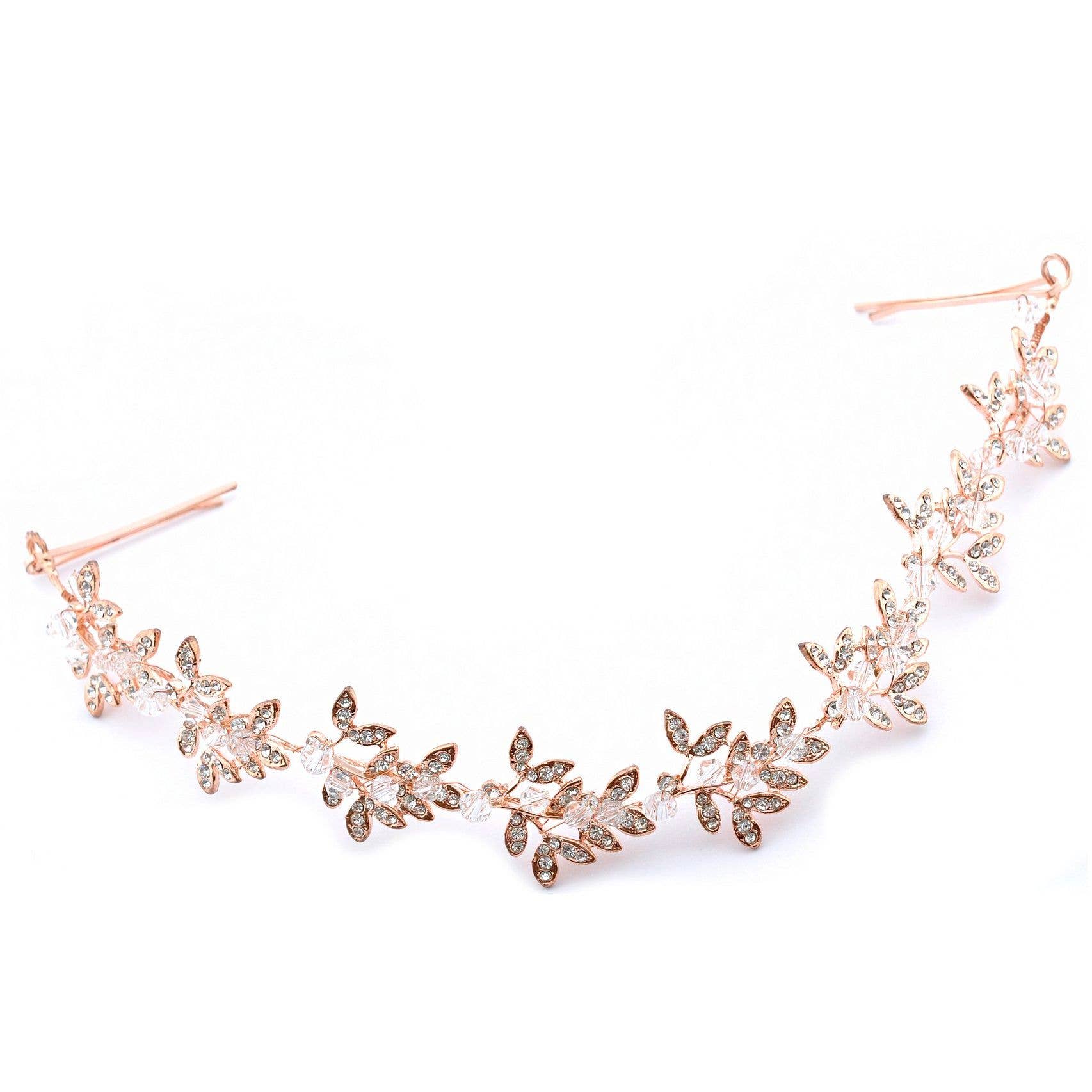 Diacly - Crystal with Rhinestone Flexible Wedding head band